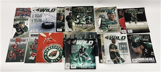 Collection of Minnesota Wild Programs & Media Guides