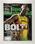 Usain Bolt Autographed Sports Illustrated Magazine JSA