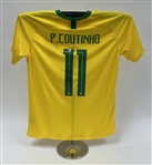 Philippe Coutinho Autographed Brazil National Nike Soccer Jersey Beckett