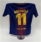 Ousmane Dembele Autographed Barcelona National Nike Soccer Jersey Beckett