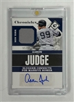 Aaron Judge Autographed 2017 Panini Chronicles Patch Card LE #95/99