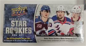 Lot of 6 Factory Sealed 2020-21 Upper Deck NHL Star Rookies Box Sets