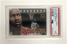 Michael Jordan 1997 Skybox Z-Force Slam Cam #5 Card PSA 9