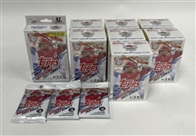 Lot of 11 Factory Sealed & Unopened 2021 Topps Baseball Series 1 Packs & Boxes