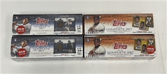 Lot of 4 Factory Sealed 2012 Topps Baseball Complete Sets *Harper & Darvish Rookies*