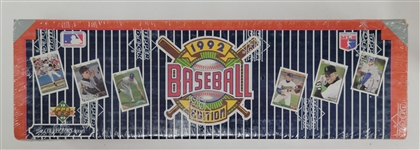 Lot of 11 Factory Sealed 1992 Upper Deck Baseball Complete Sets