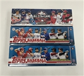 Lot of 3 Factory Sealed 2018 & 2019 Topps Baseball Complete Sets *Ohtani, Acuna, Tatis Jr. Rookies*