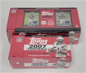 Lot of 2 Factory Sealed 2007 Topps Football Complete Sets