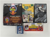 Lot of 5 Factory Sealed Various Hockey Card Boxes