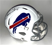 Thurman Thomas Autographed Buffalo Bills Full Size Replica Helmet Beckett