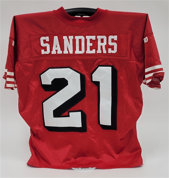Deion Sanders 1994 San Francisco 49ers Game Used Jersey w/ Dave Miedema LOA