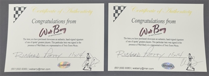 Lot of 2 Richard Petty Autographed 11x14 Photos
