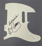 BJ Thomas Autographed & Inscribed Guitar Pickguard JSA