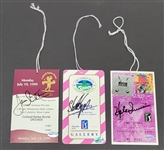 Lot of 3 Stuart Appleby, Hale Irwin, & Dave Stockton Autographed Golf Tickets