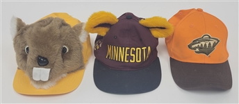 Lot of 3 Minnesota Gophers & Wild Hats