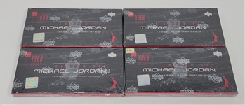 Lot of 4 Factory Sealed Michael Jordan 1999 Upper Deck Box Sets