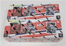 Lot of 2 Factory Sealed 2020 Panini Donruss Football Complete Sets *Burrow & Herbert Rookie Year*