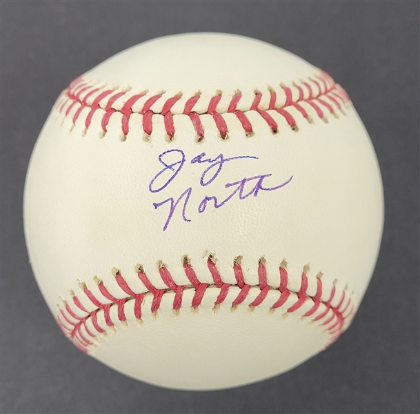 Jay North (Dennis the Menace) Autographed OML Baseball PSA/DNA