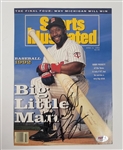 Kirby Puckett Autographed Sports Illustrated Magazine Cover PSA/DNA