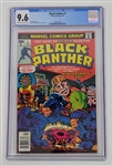 Black Panther #1 Marvel Comics 1/77 CGC Universal Grade 9.6