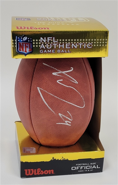 Xavier Rhodes Autographed "The Duke" Football PSA/DNA