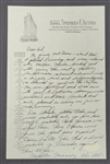 Paul Giel Hand Written Letter to Sid Hartman JSA