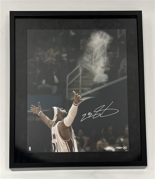 LeBron James Autographed & Framed 16x20 Photo LE #16/50 UDA