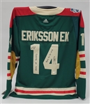 Joel Eriksson Ek Autographed & Multi-Inscribed Custom Jersey Beckett