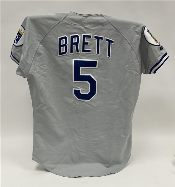 George Brett 1993 Kansas City Royals Game Used Jersey w/ Dave Miedema LOA