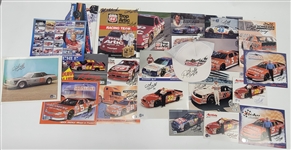 Large Collection of Dick Trickle Autographed Photos w/ 1 Hat Beckett