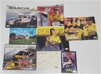 Lot of 8 Autographed NASCAR Photos w/ Martin Truex Jr. Beckett