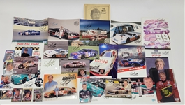 Large Collection of Dick Trickle Autographed Photos & Cards Beckett