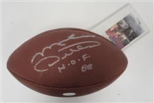 Mike Ditka Autographed & HOF Inscribed "The Duke" Football JSA