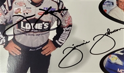 Jimmie Johnson Autographed 8x10 Photo Beckett