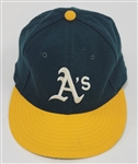 Mark McGwire Mid-1990s Oakland As Game Used Hat w/ Dave Miedema LOA