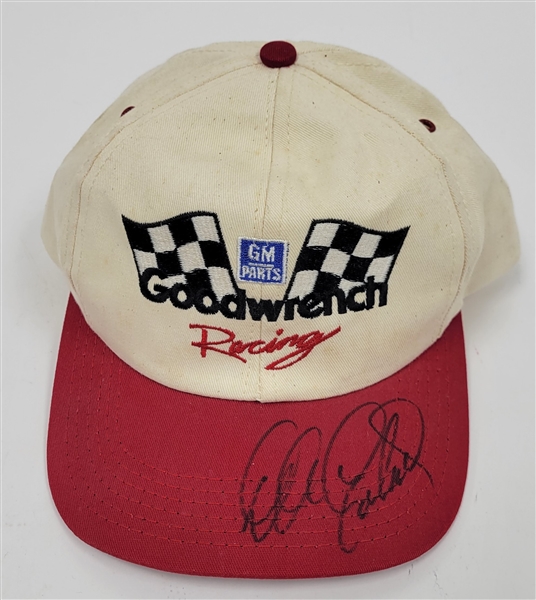 Dale Earnhardt Sr. Autographed Goodwrench NASCAR Racing Hat w/ Beckett LOA