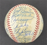 1995 Florida Marlins Team Signed ONL Baseball w/ Beckett LOA