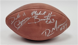 Minnesota Vikings Autographed Football - 5 Signatures w/ Randy Moss Beckett LOA