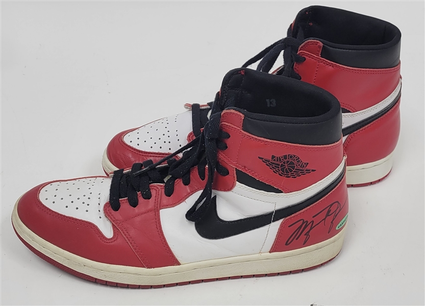 Michael Jordan Autographed 1994 Size 13 Air Jordan Nike Shoes UDA