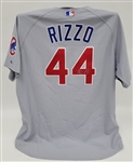 Anthony Rizzo 2015 Chicago Cubs Postseason Game Issued & Autographed Jersey