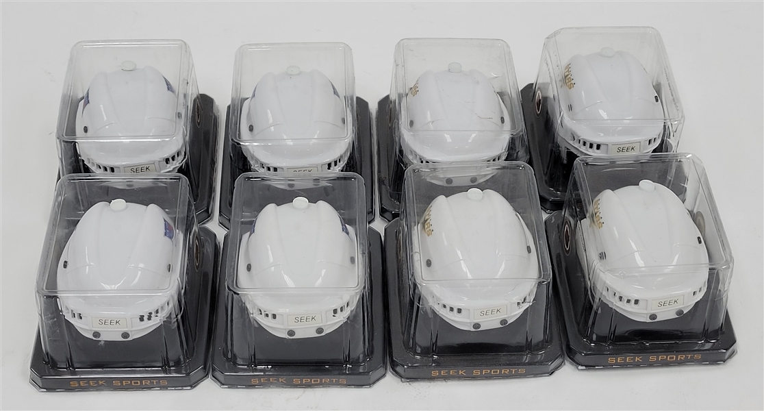 Lot of 8 New York Rangers & Dallas Stars Mini Helmets