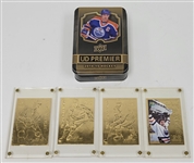 Lot of 4 Wayne Gretzky 2014-15 UD Premier Cards w/ Tin Box
