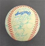 1988 American League All-Star Team Signed Baseball w/ Puckett, Henderson, Ripken Jr. Beckett LOA