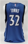 Karl-Anthony Towns Autographed Authentic Minnesota Timberwolves Jersey Beckett