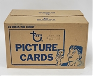 Factory Sealed 1988 Topps Baseball Vending Case - 24 Boxes/500 Cards