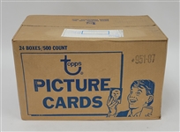 Factory Sealed 1987 Topps Baseball Vending Case - 24 Boxes/500 Cards