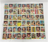 Vintage 1961 Topps Baseball Card Near Complete Set 551/598
