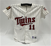 Chuck Knoblauch 1994 Minnesota Twins Game Used & Autographed Jersey PSA/DNA From All-Star Season