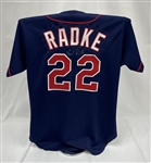 Brad Radke 2007 Minnesota Twins Game Used & Twice Signed Jersey