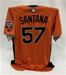 Johan Santana 2007 All-Star Game Used & Autographed BP Jersey MLB